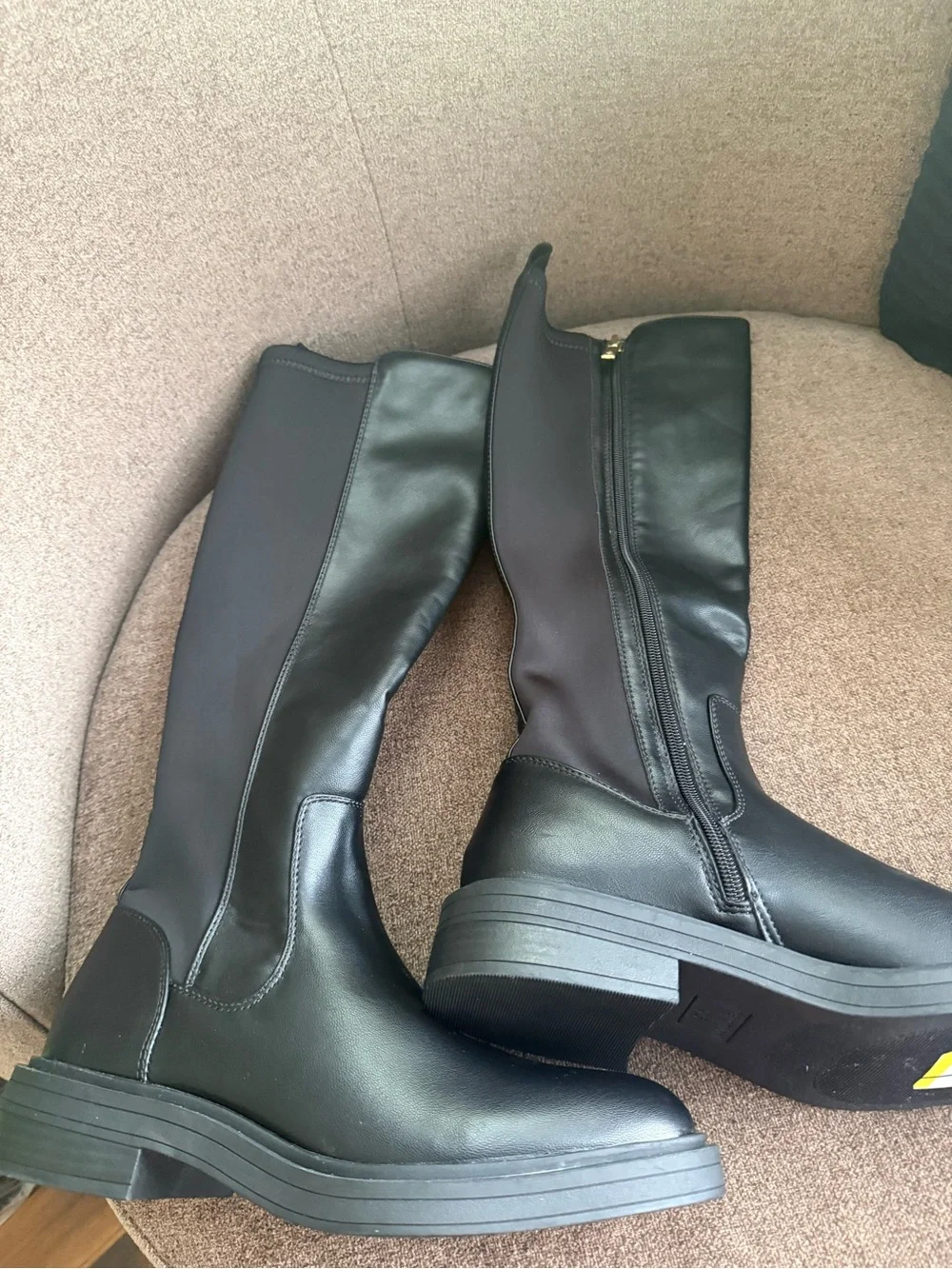 Kenneth Cole Reaction Tall Black Over-the-Knee Riding Boot